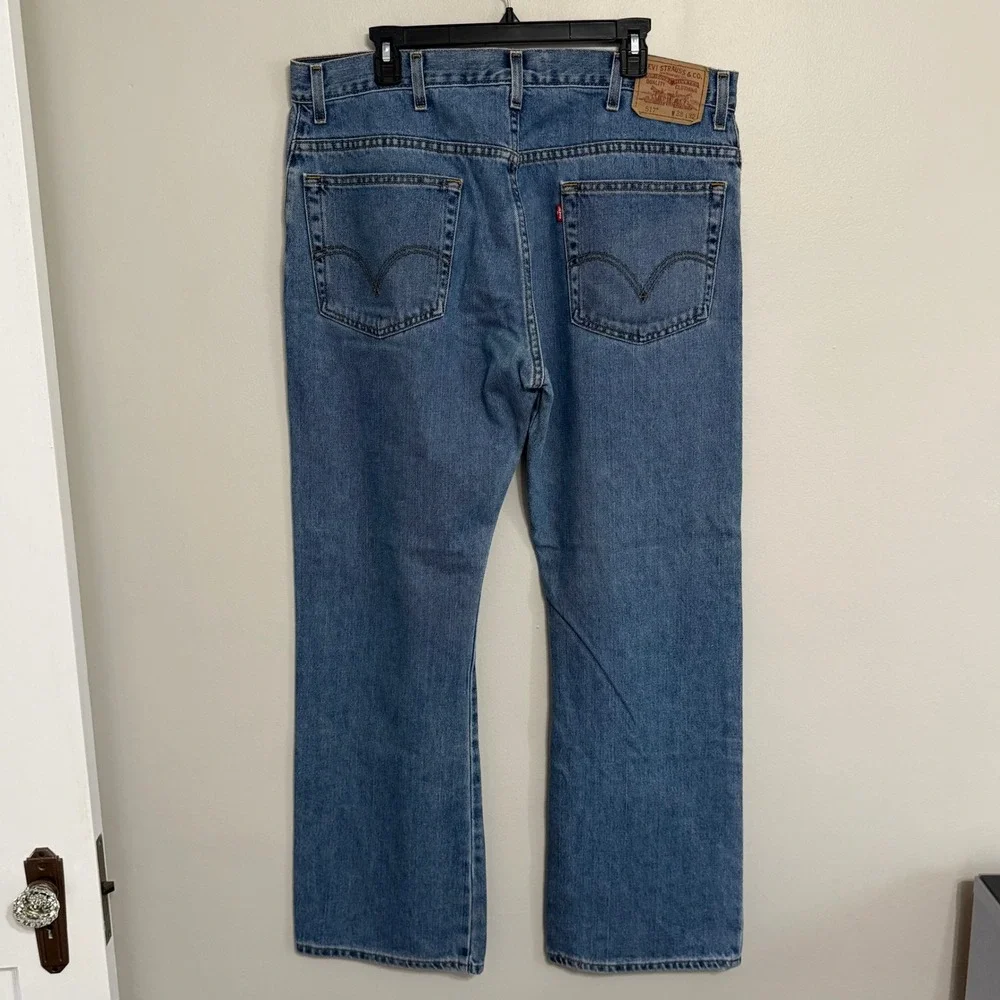 Levi's 517 Mens 38x32 Bootcut Denim Blue Jeans Western Workwear Y2K